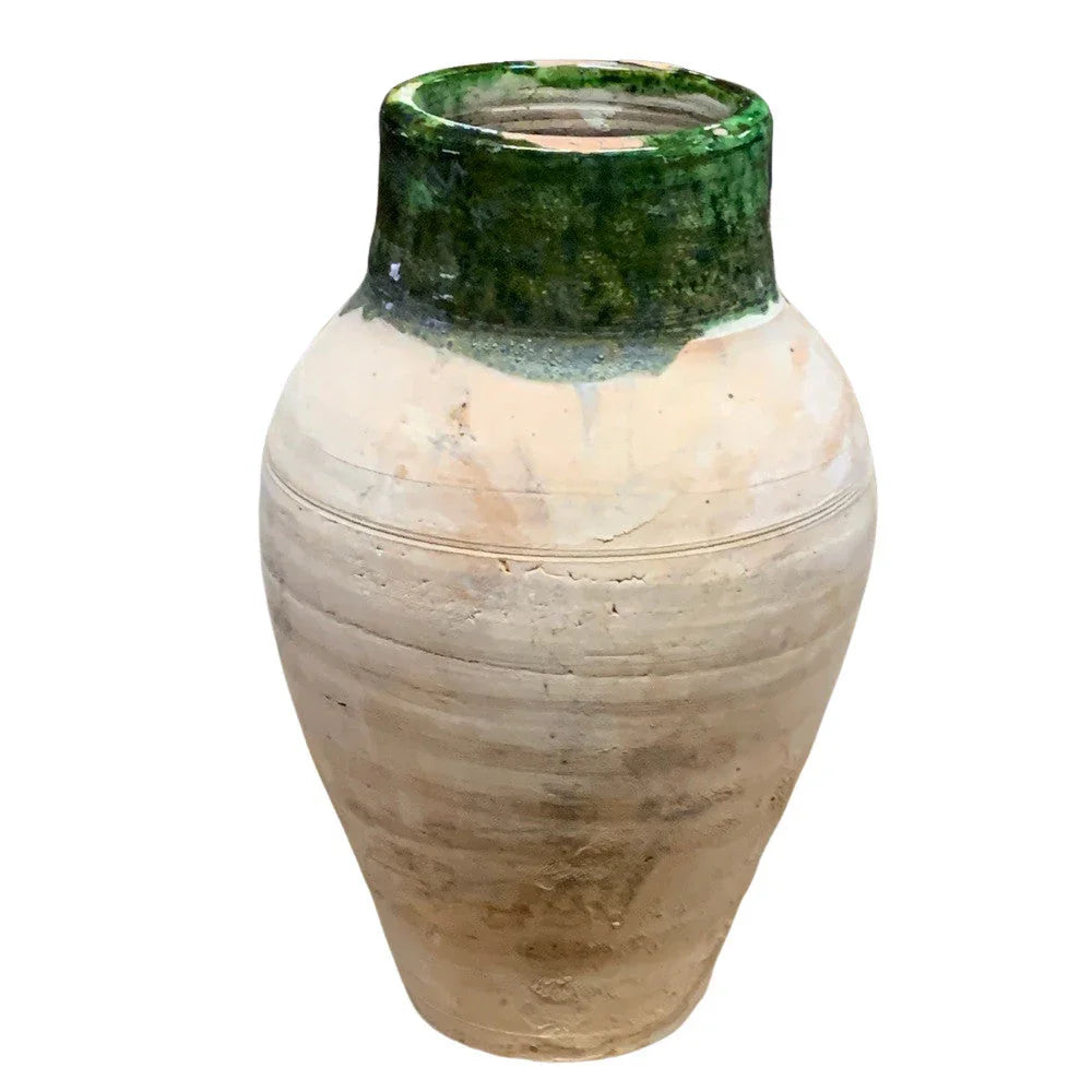 Vintage Turkish Terracotta Oil Jar - Berbere Imports