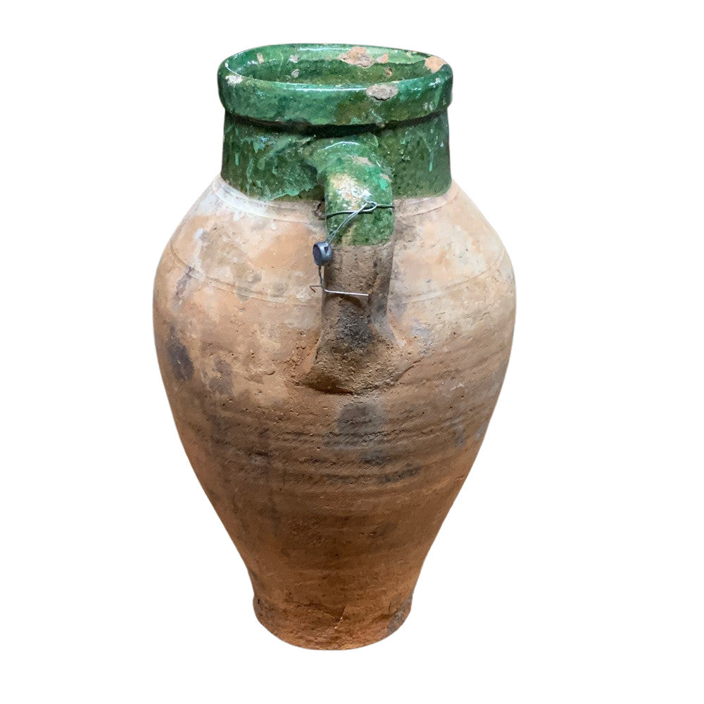 Vintage Turkish Terracotta Oil Jar - Berbere Imports