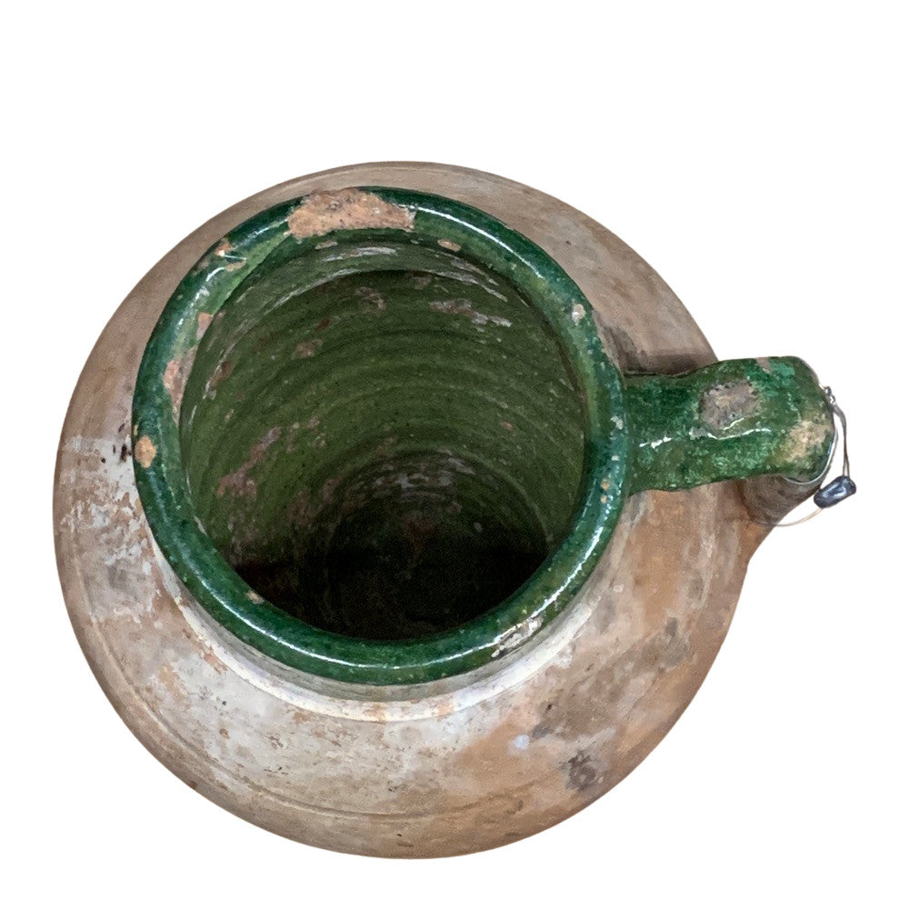 Vintage Turkish Terracotta Oil Jar - Berbere Imports