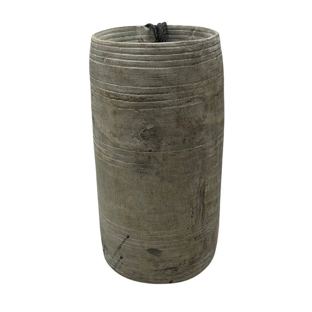 Vintage Indian Wood Vessel - Berbere Imports