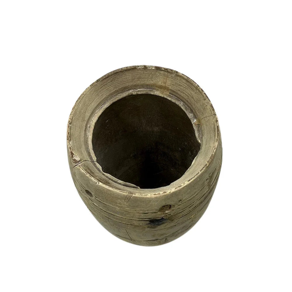 Vintage Indian Wood Vessel - Berbere Imports
