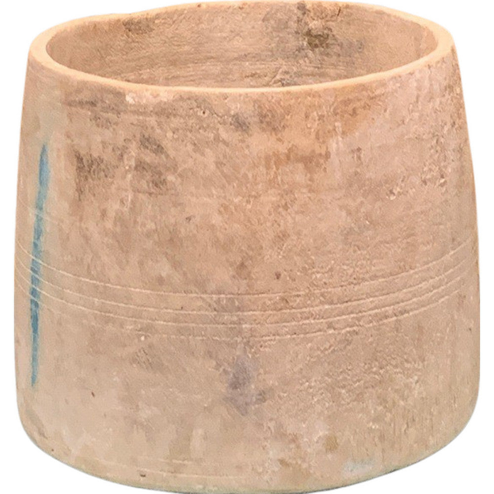 Vintage Indian Wood Vessel - Berbere Imports