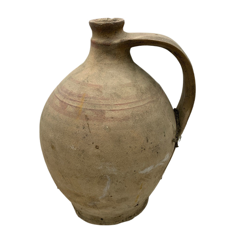 Antique Hungarian Terra Cotta Olive Oil Jar - Berbere Imports