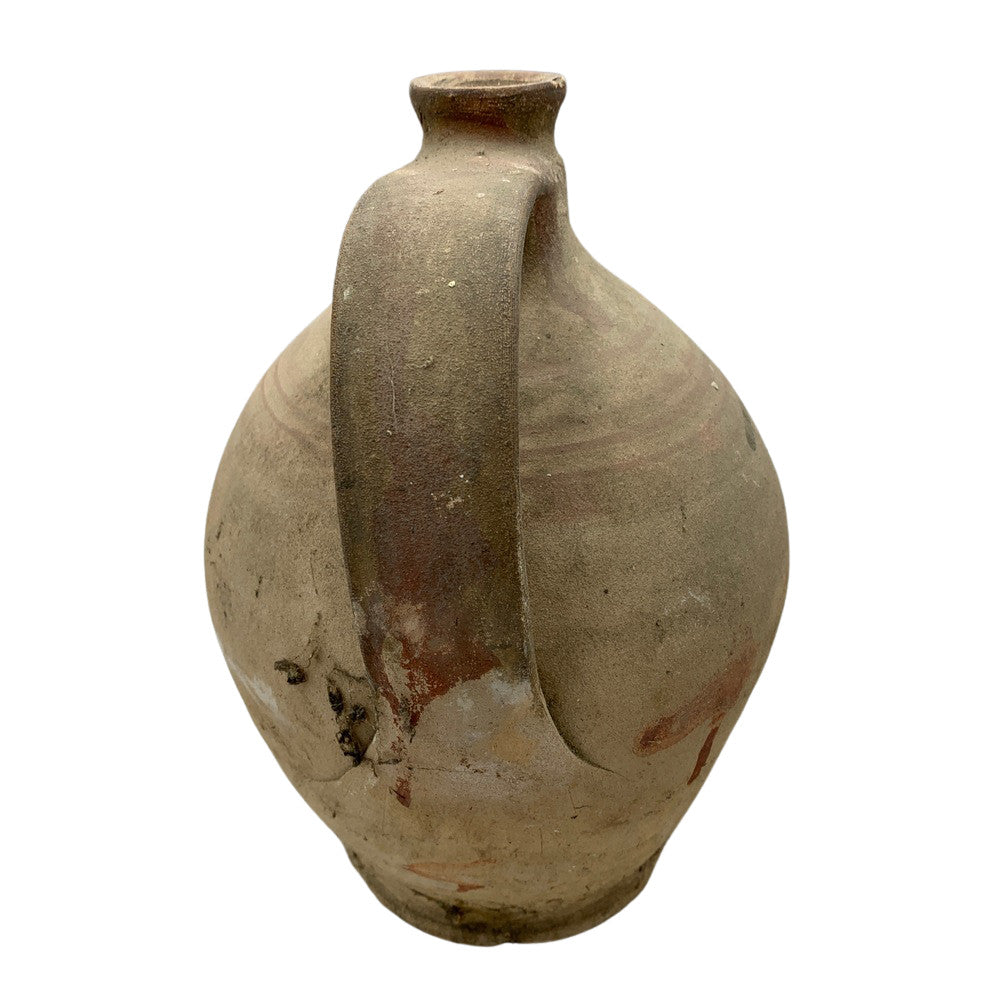 Antique Hungarian Terra Cotta Olive Oil Jar - Berbere Imports