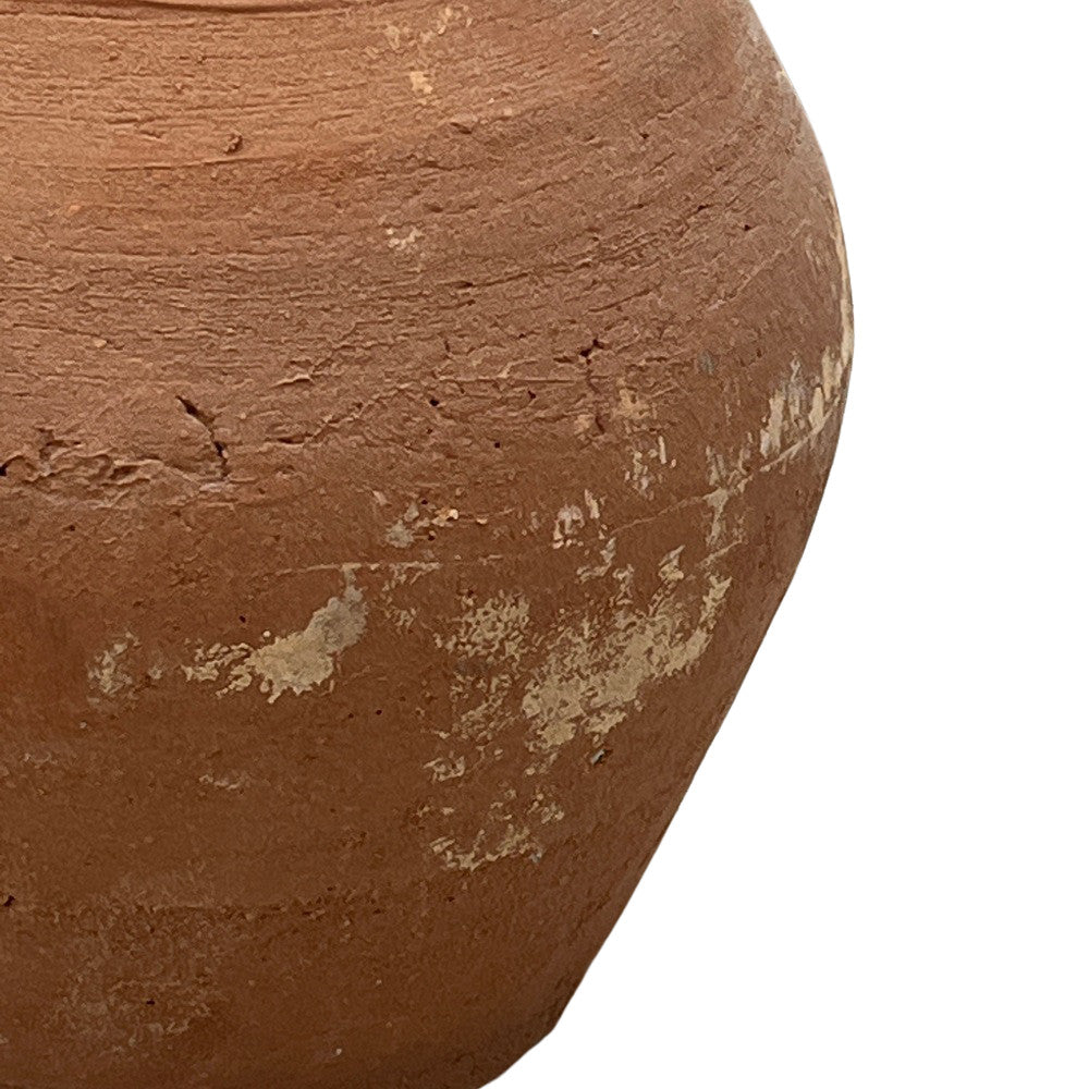Mexican Terracotta Narrow-Neck Vessel - Berbere Imports