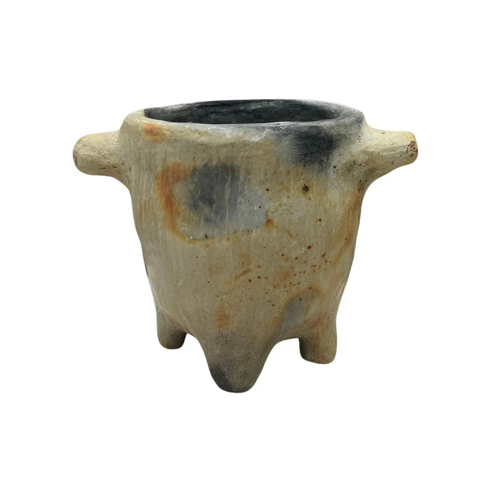 Sejnane Clay Vessel With Legs - Berbere Imports