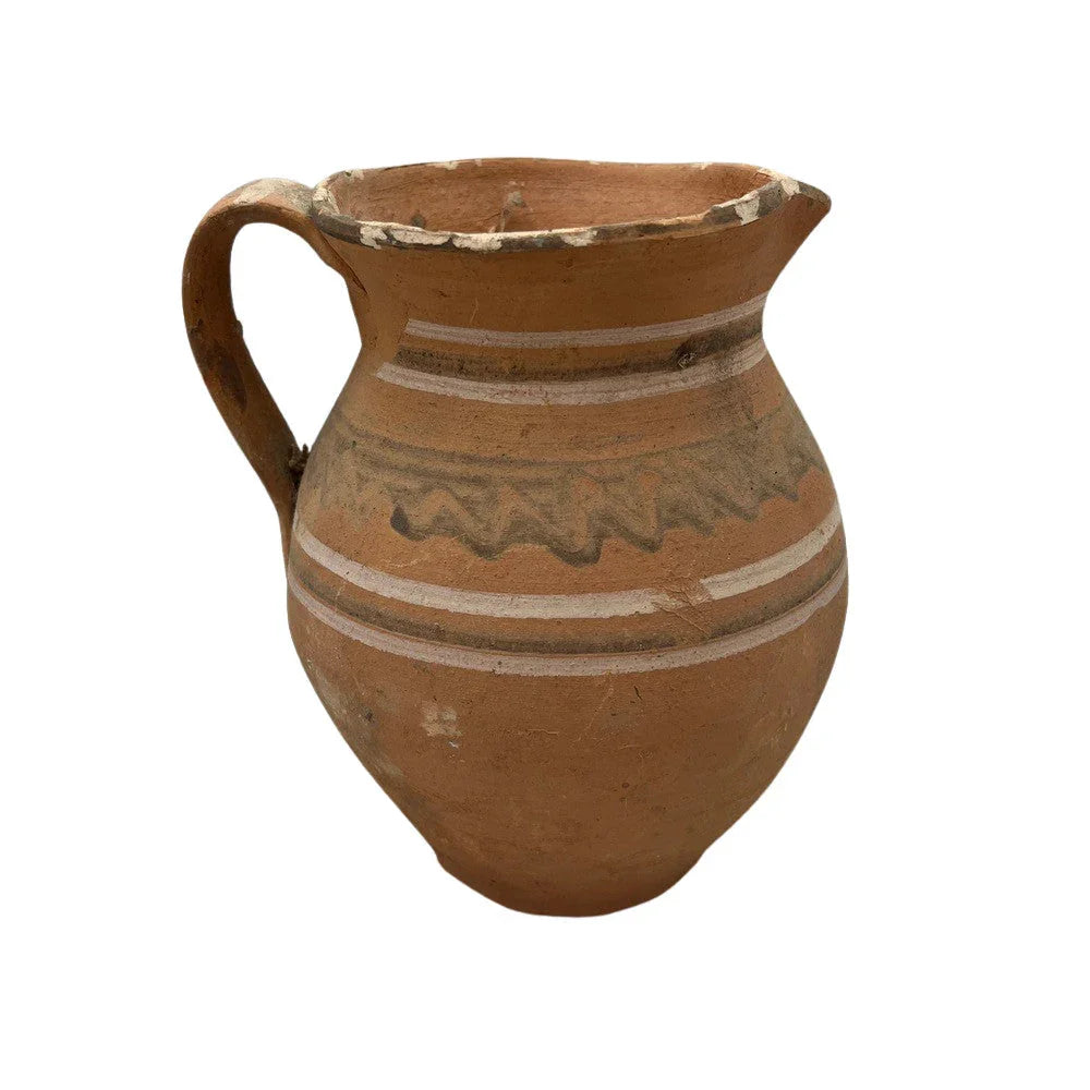 Antique Hungarian Folk Art Pottery - Berbere Imports