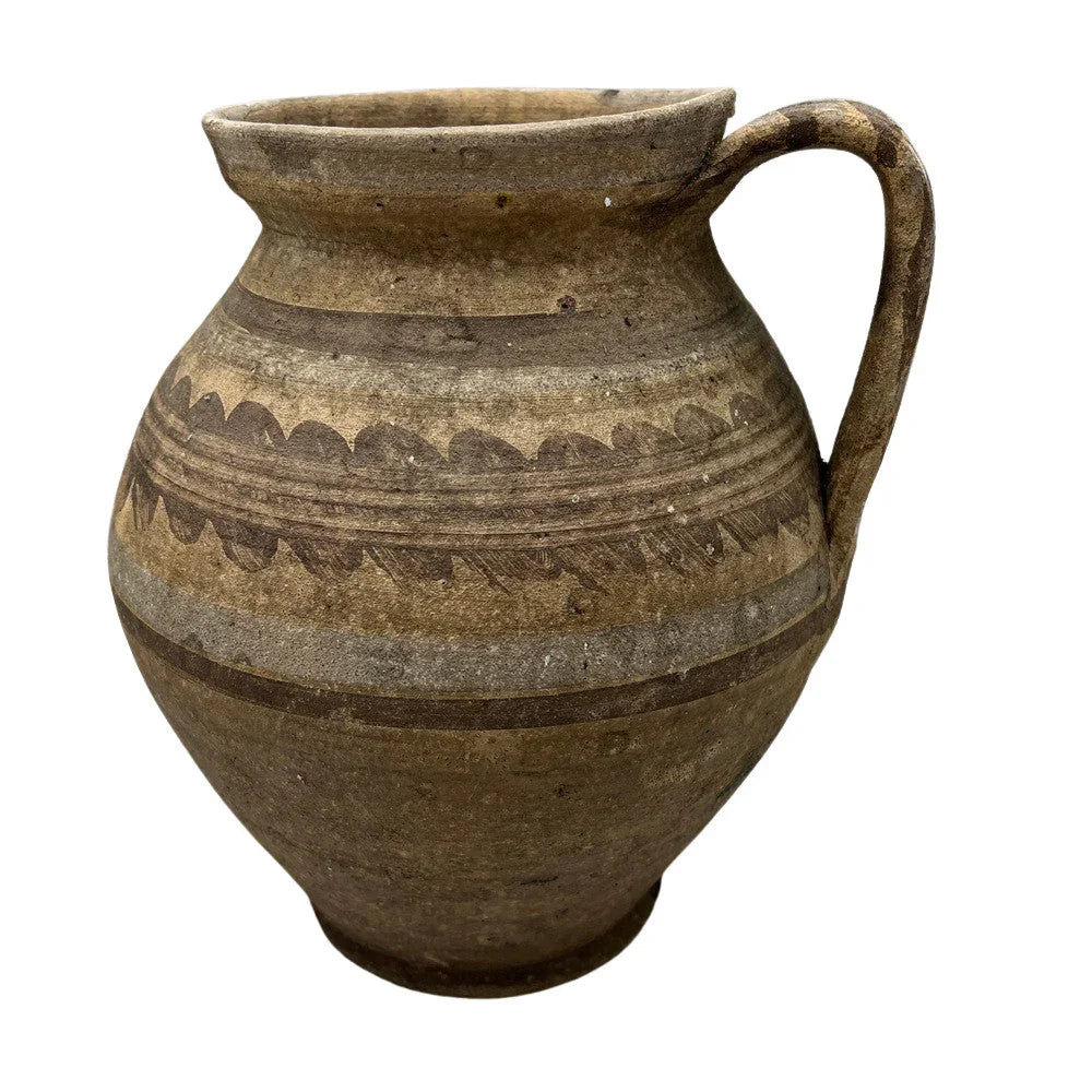 Antique Hungarian Folk Art Pottery - Berbere Imports