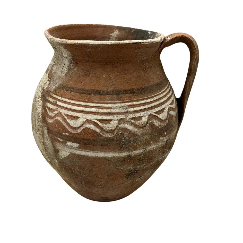 Antique Hungarian Folk Art Pottery - Berbere Imports