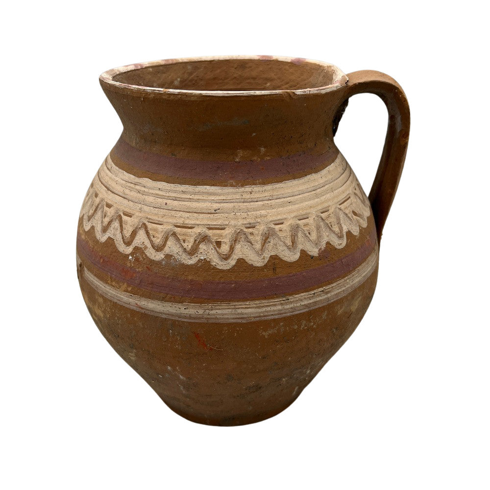 Antique Hungarian Folk Art Pottery - Berbere Imports