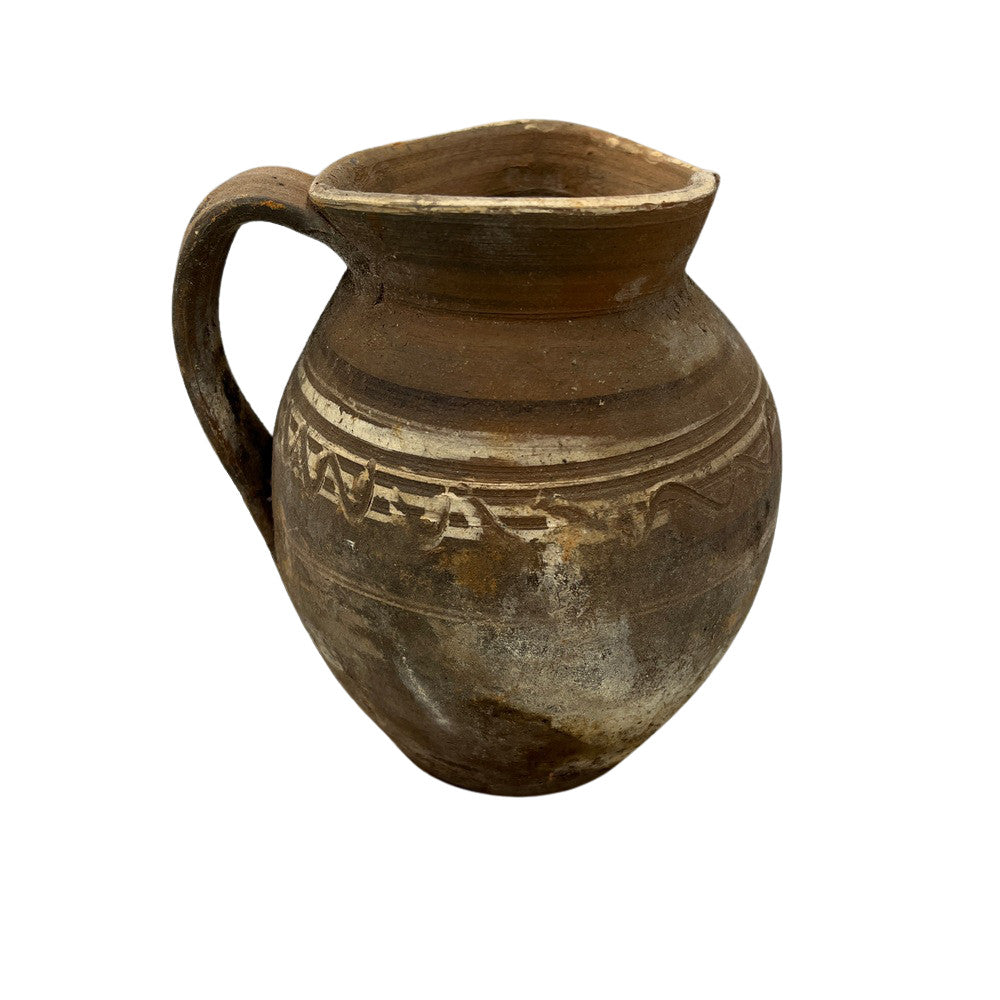 Antique Hungarian Folk Art Pottery - Berbere Imports