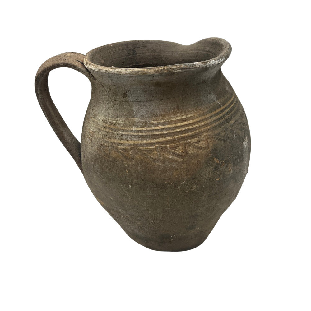 Antique Hungarian Folk Art Pottery - Berbere Imports