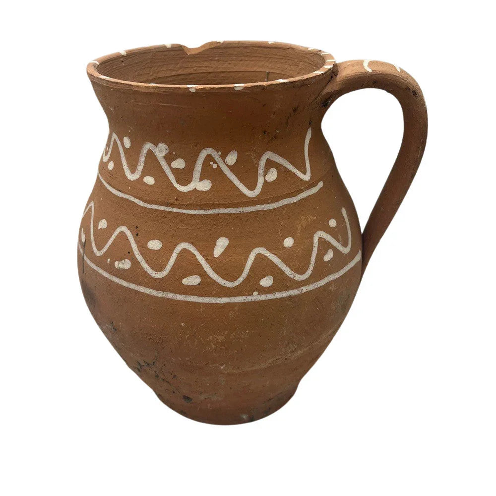 Antique Hungarian Folk Art Pottery - Berbere Imports