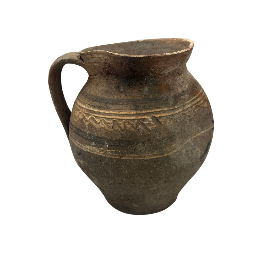 Antique Hungarian Folk Art Pottery - Berbere Imports