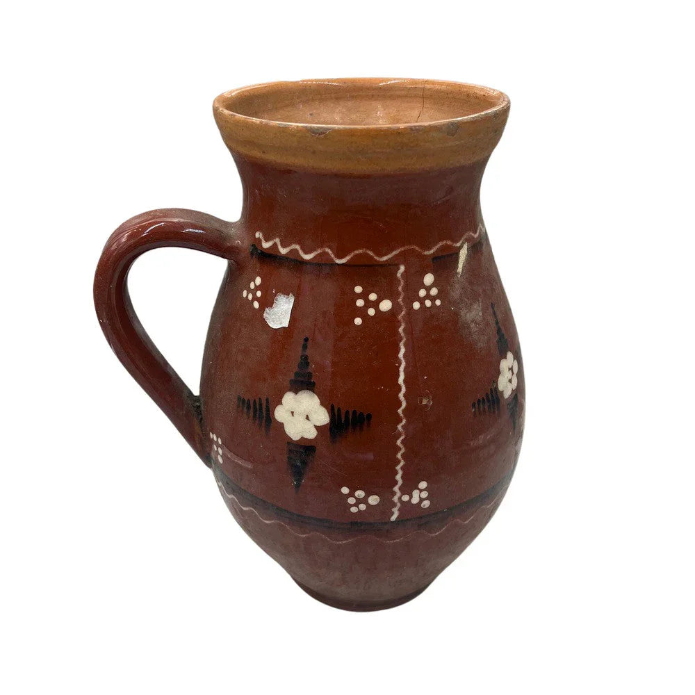 Antique Hungarian Folk Art Pottery - Berbere Imports