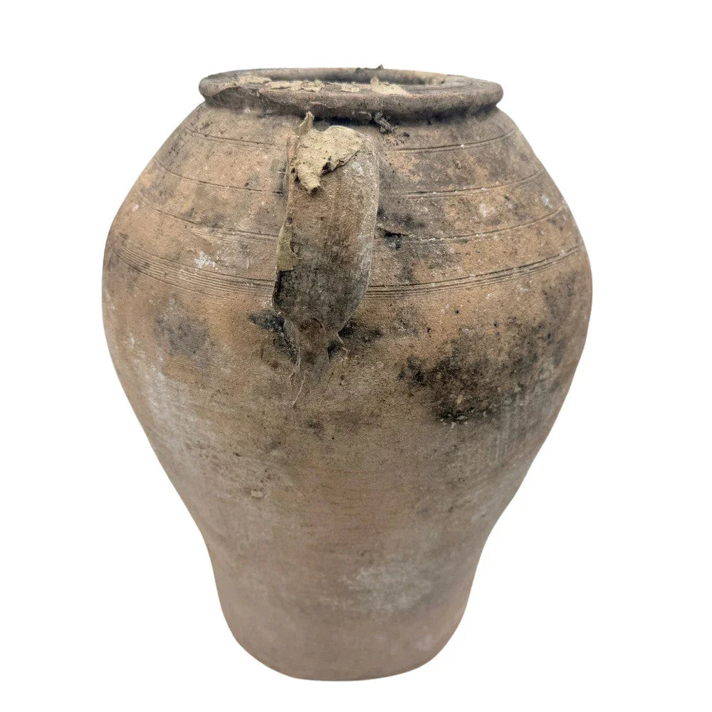 Antique Moroccan Terracotta Coastal Olive Jar - Berbere Imports