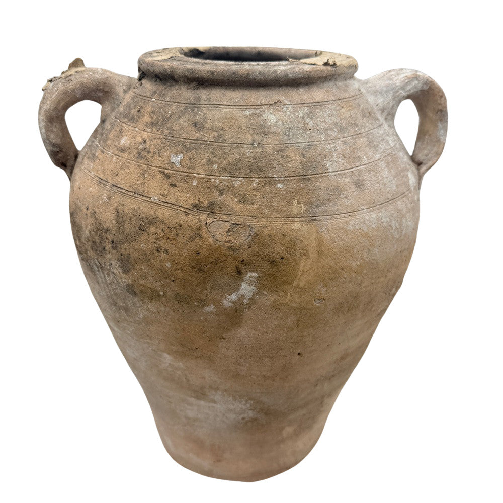 Antique Moroccan Terracotta Coastal Olive Jar - Berbere Imports