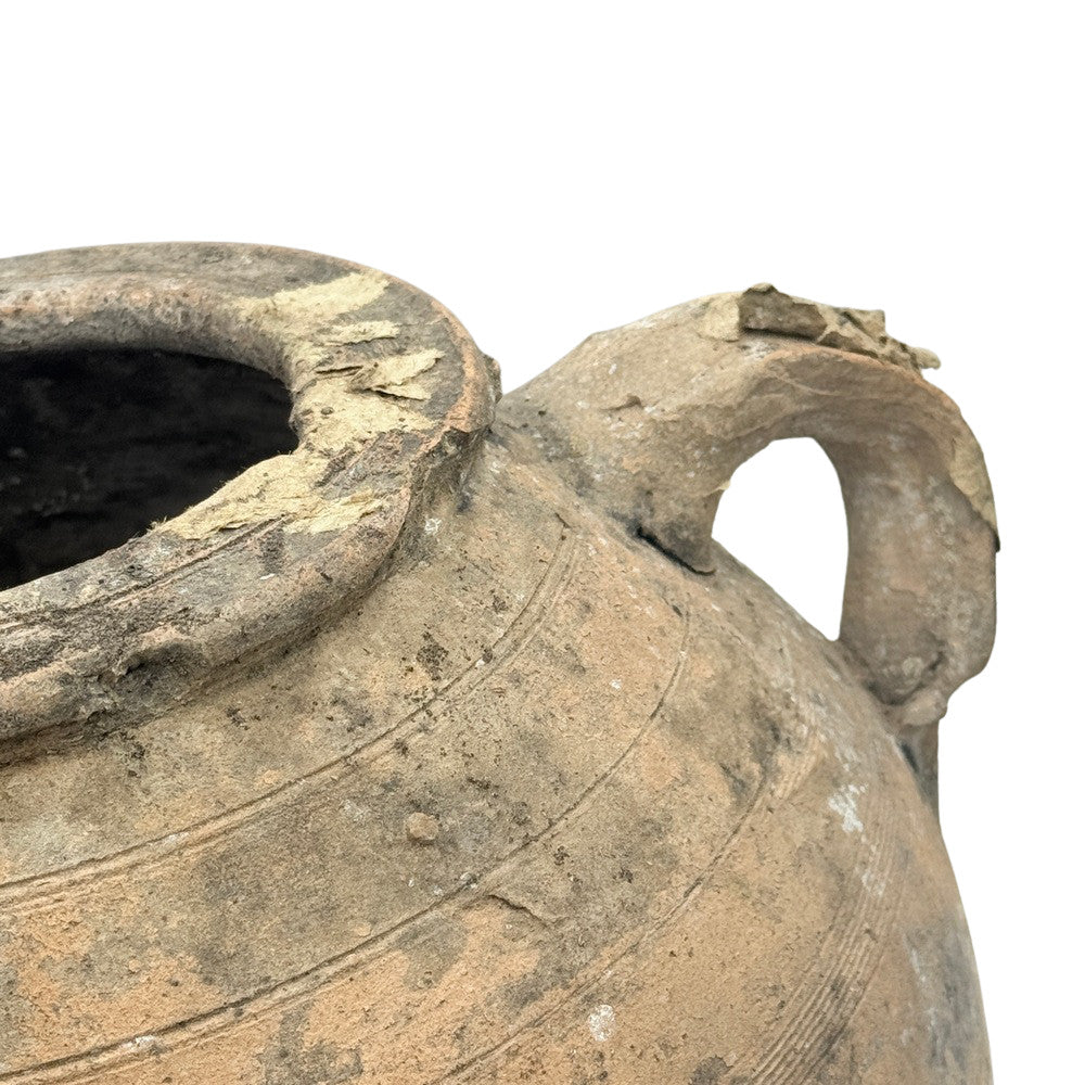 Antique Moroccan Terracotta Coastal Olive Jar - Berbere Imports
