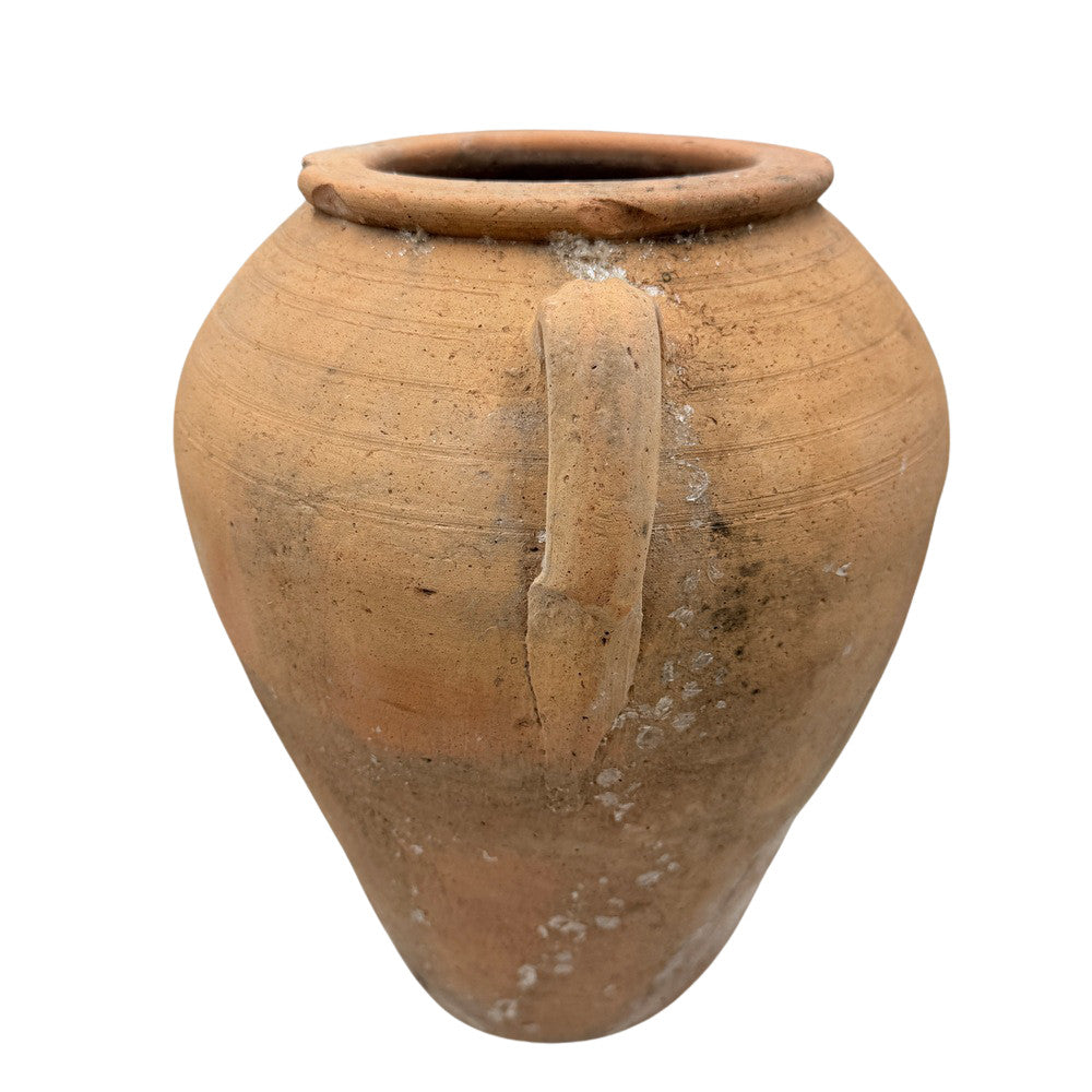 Antique Moroccan Terracotta Coastal Olive Jar 707-015, 14.25" H, view 2 of 10
