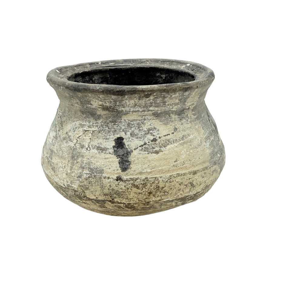 Indian Gray Clay Pot - Berbere Imports