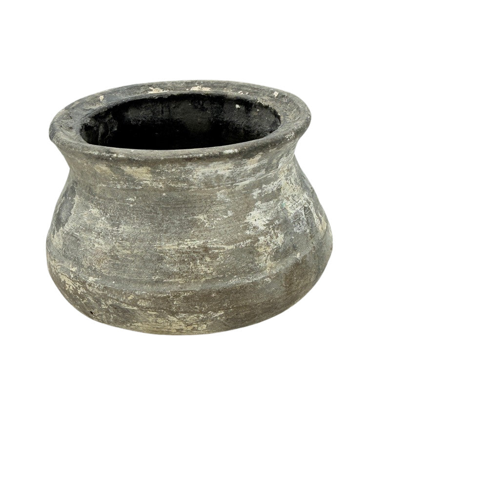 Indian Gray Clay Pot - Berbere Imports