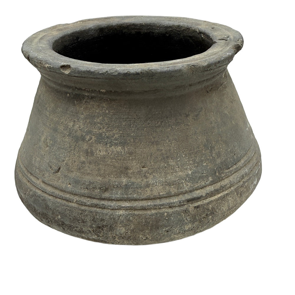 Indian Gray Clay Pot - Berbere Imports