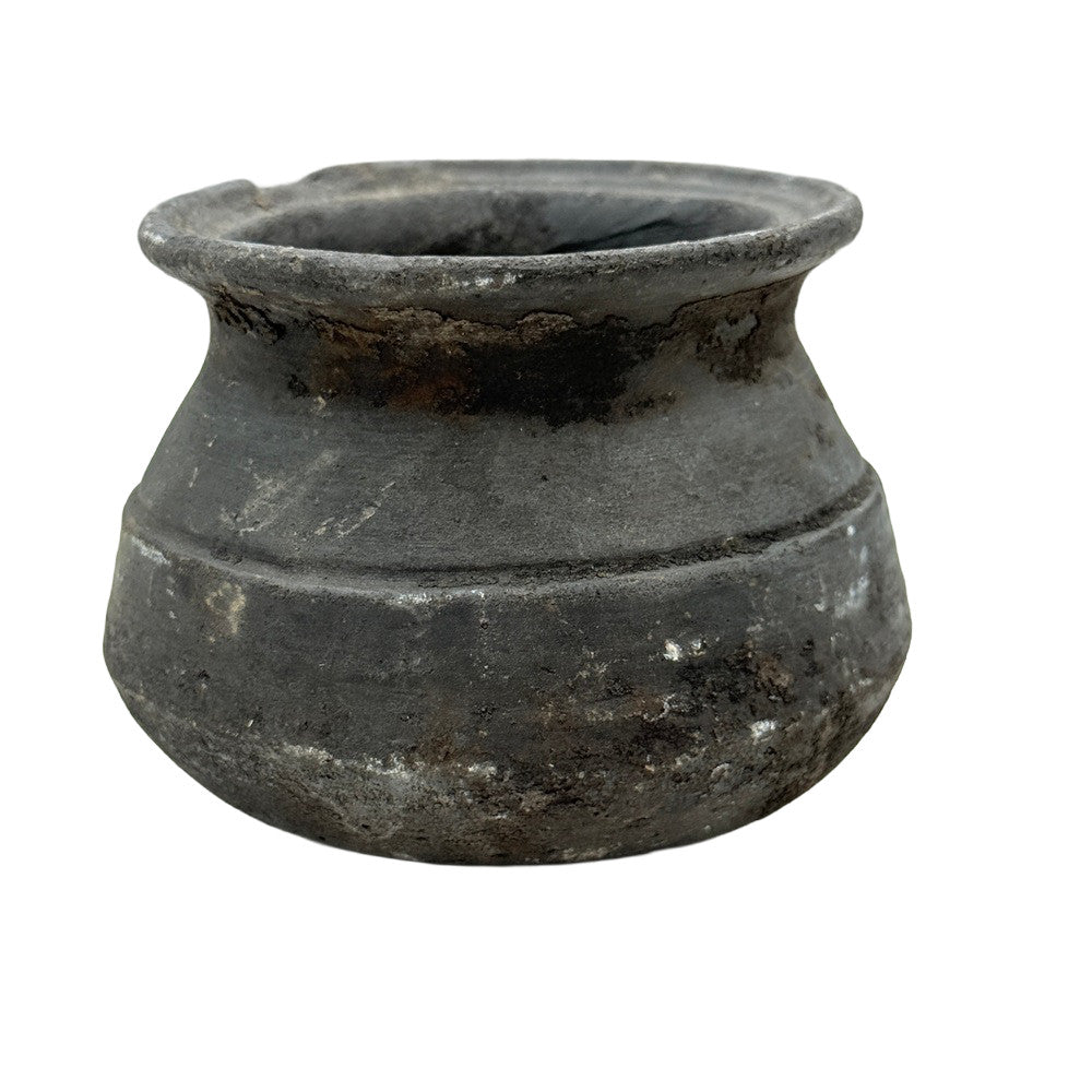 Indian Grey Clay Pot - Berbere Imports