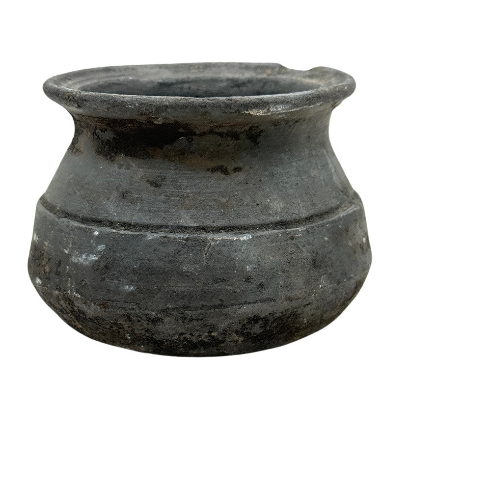 Indian Gray Clay Pot - Berbere Imports