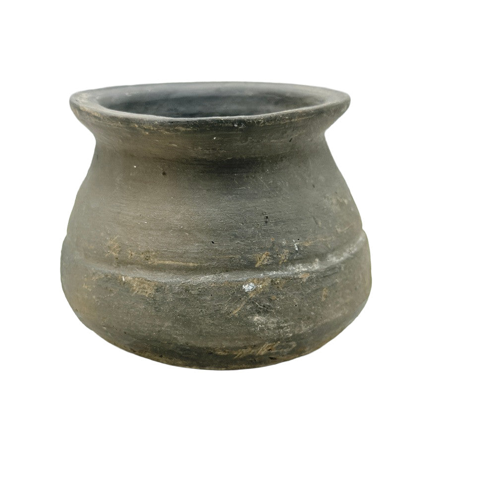 Indian Gray Clay Pot - Berbere Imports