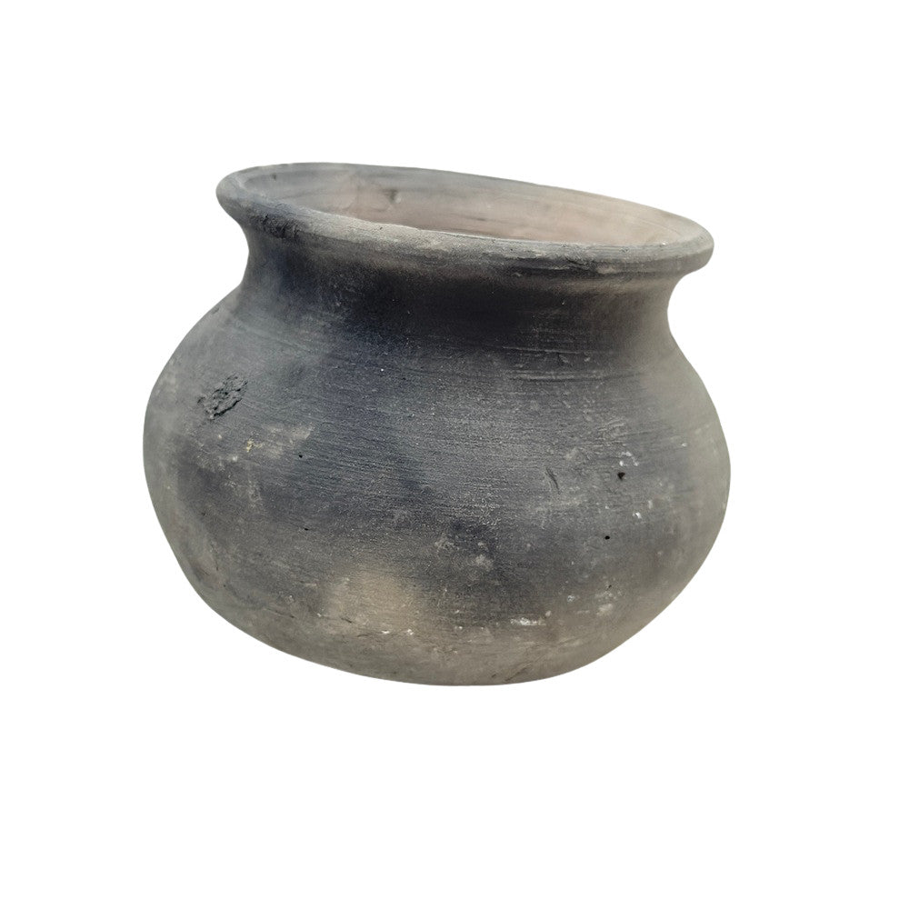 Indian Gray Clay Pot - Berbere Imports