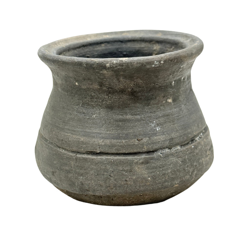 Indian Grey Clay Pot - Berbere Imports