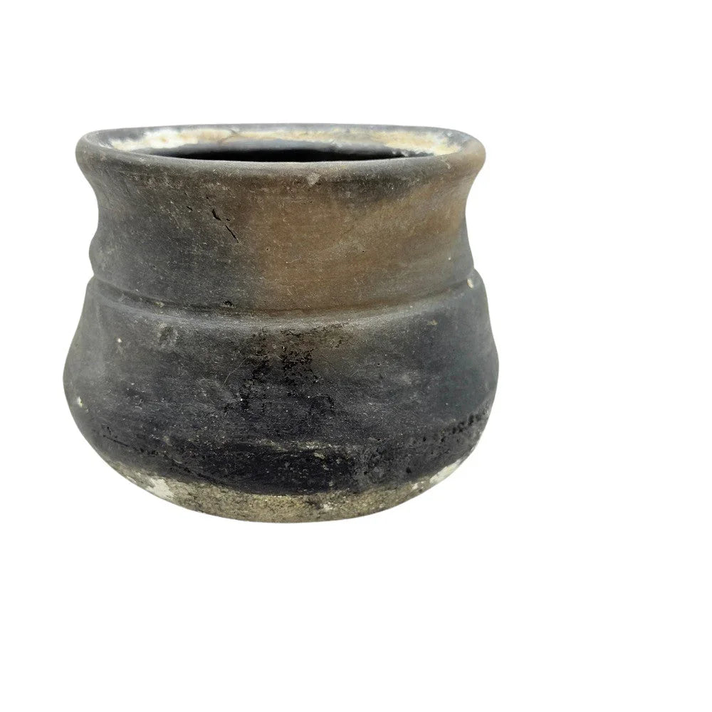 Indian Gray Clay Pot - Berbere Imports