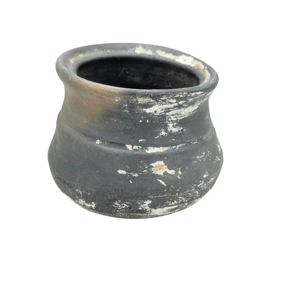 Indian Gray Clay Pot - Berbere Imports