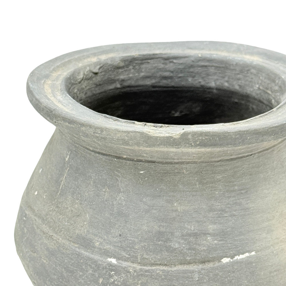 Indian Gray Clay Pot - Berbere Imports