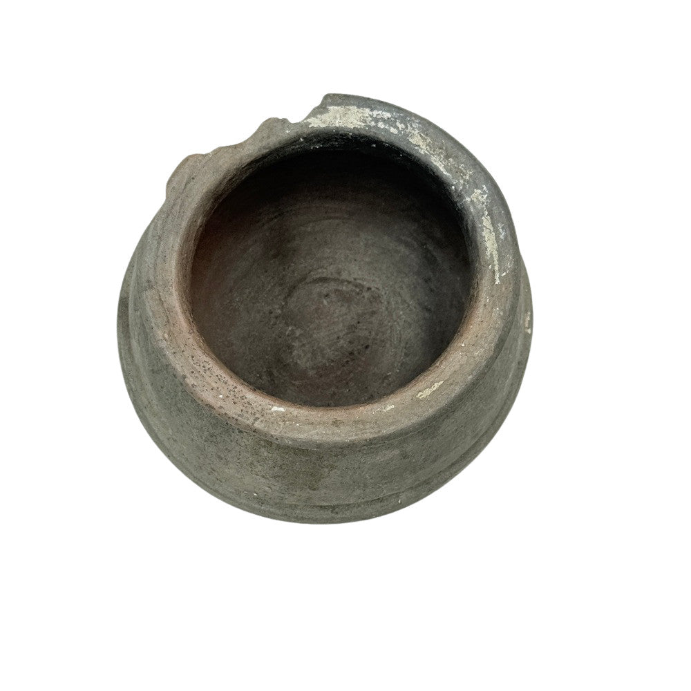 Indian Gray Clay Pot - Berbere Imports