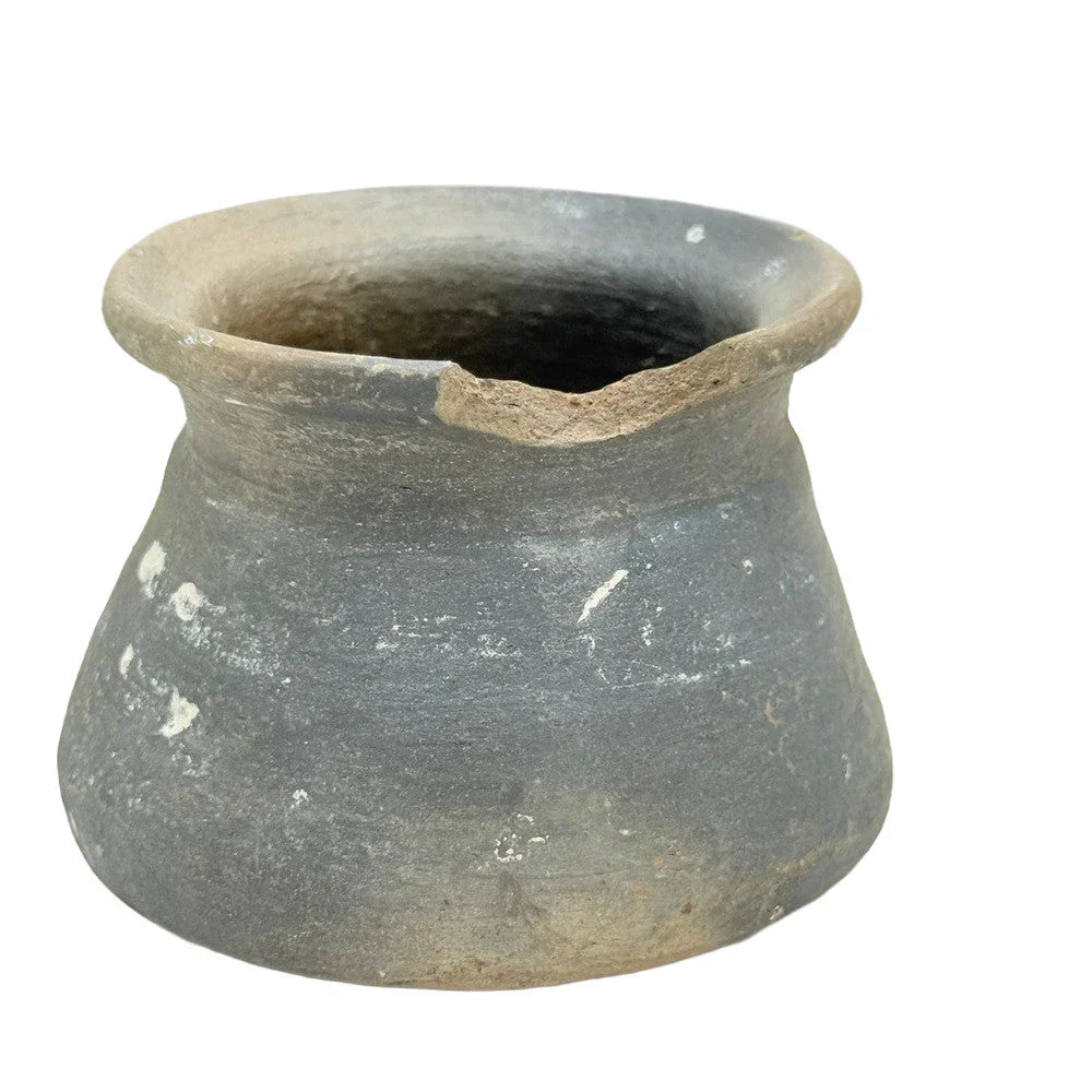 Indian Gray Clay Pot - Berbere Imports