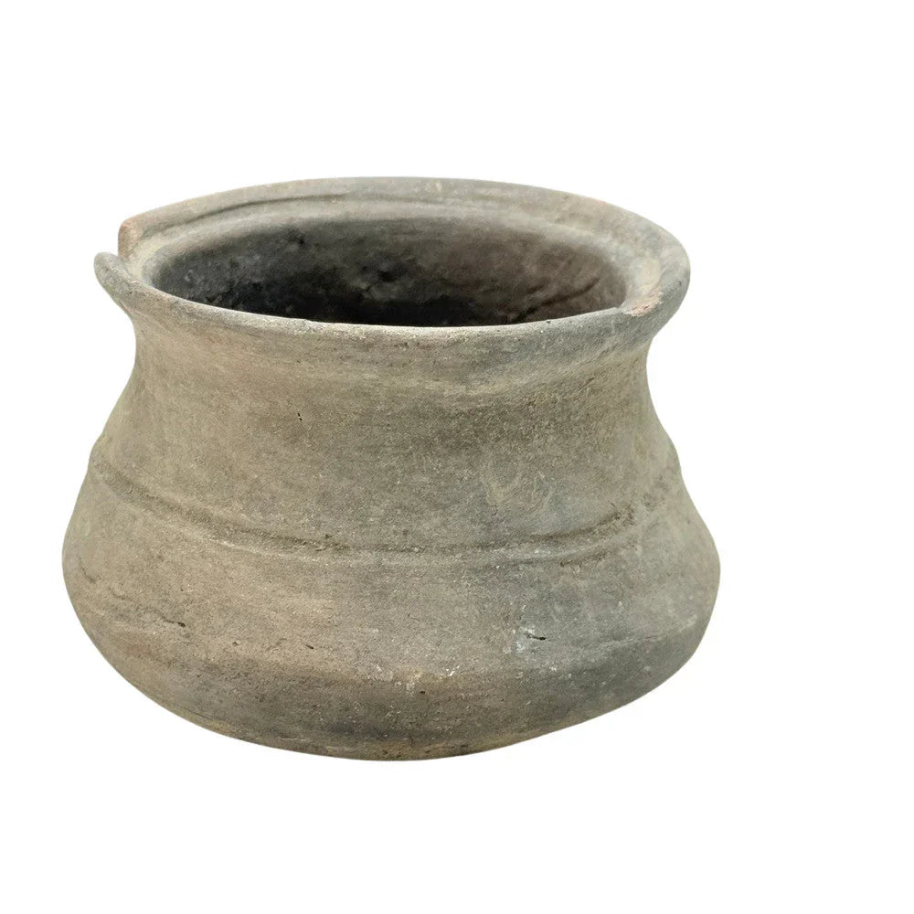 Indian Gray Clay Pot - Berbere Imports