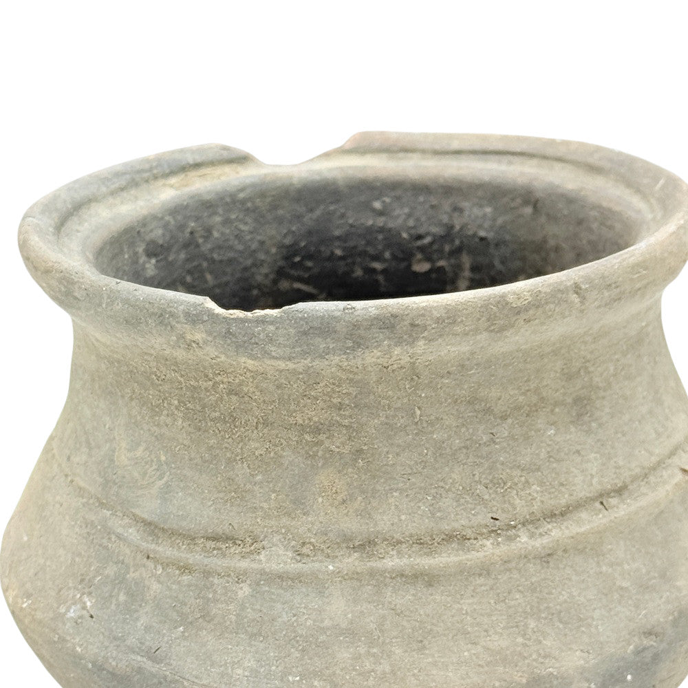 Indian Gray Clay Pot - Berbere Imports