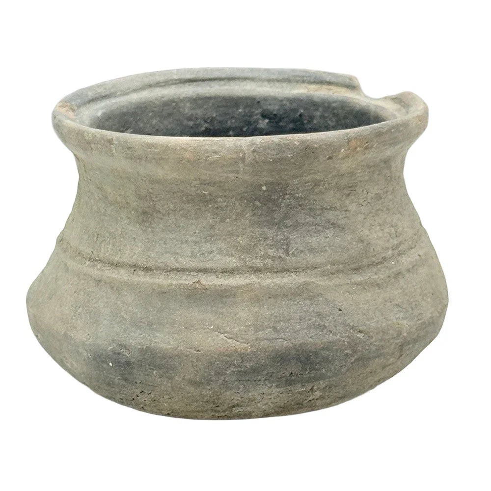 Indian Gray Clay Pot - Berbere Imports