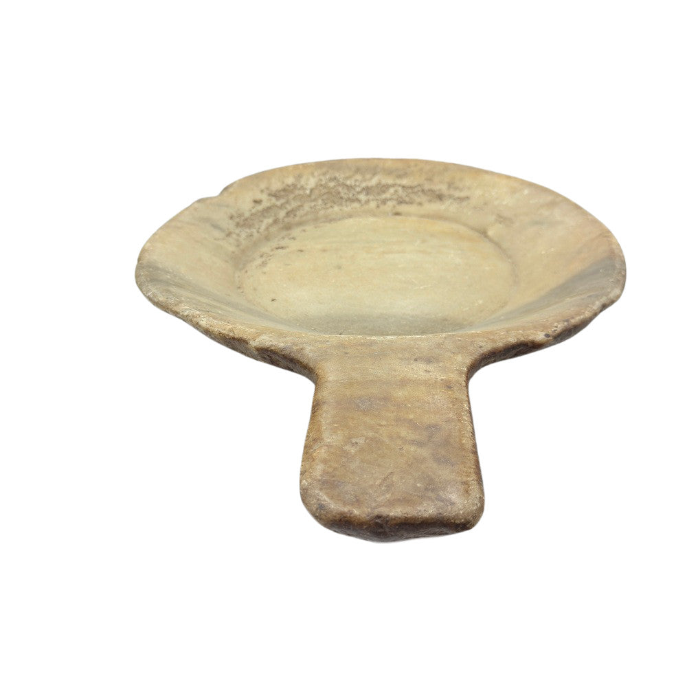 Vintage Stone Plate With Handle - Berbere Imports