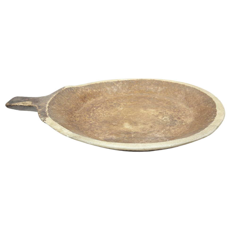 Vintage Stone Plate With Handle - Berbere Imports