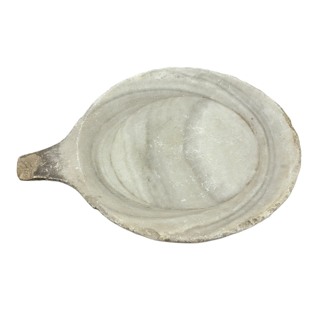Vintage Stone Plate With Handle - Berbere Imports