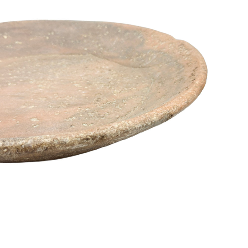 Vintage Stone Plate With Handle - Berbere Imports