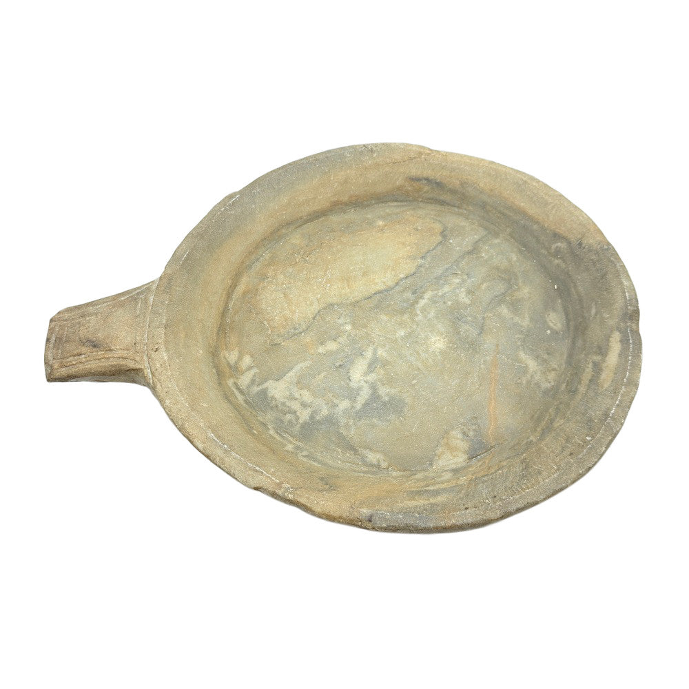 Vintage Stone Plate With Handle - Berbere Imports