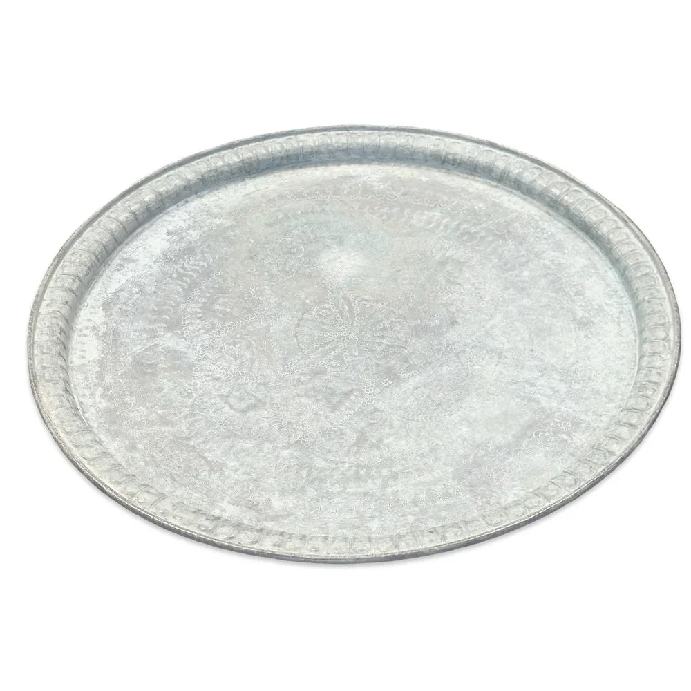 Antique Egyptian Copper Tray - Berbere Imports