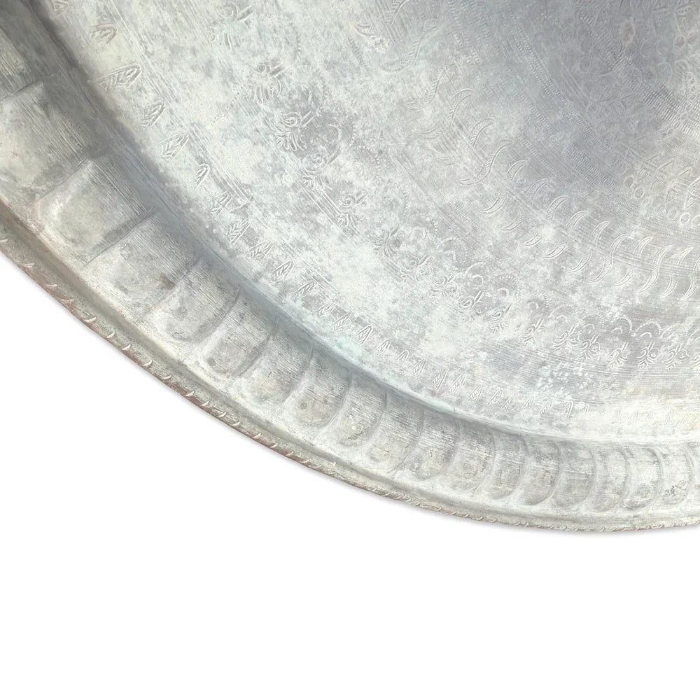 Antique Egyptian Copper Tray - Berbere Imports