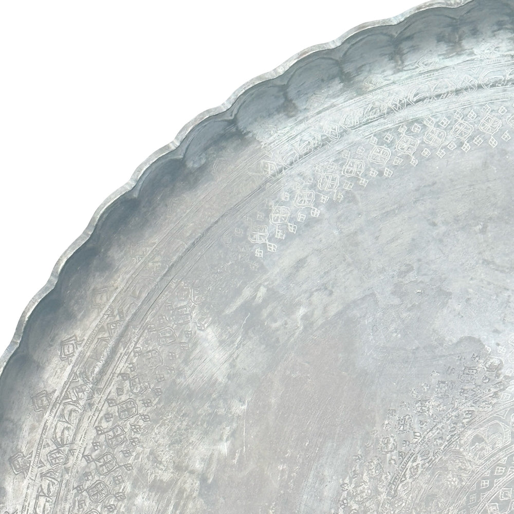 Antique Egyptian Copper Tray - Berbere Imports