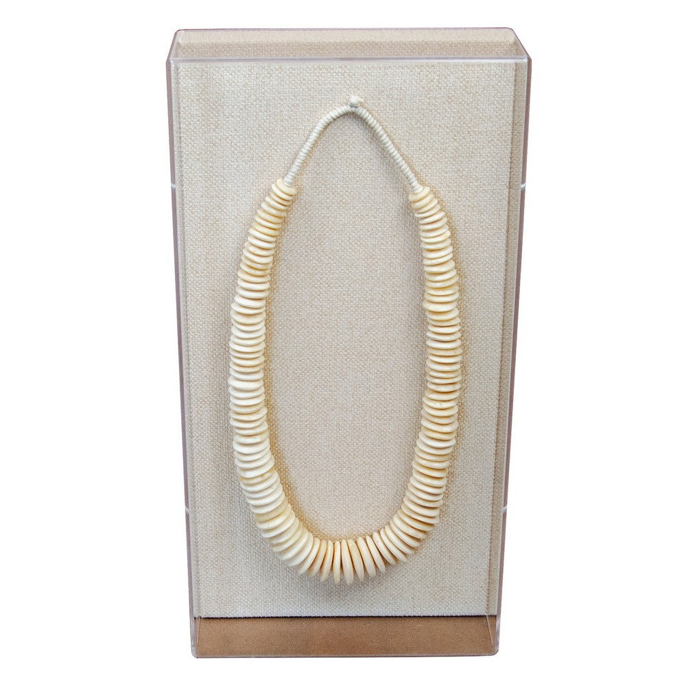 African Necklace In Custom Lucite Box - Berbere Imports