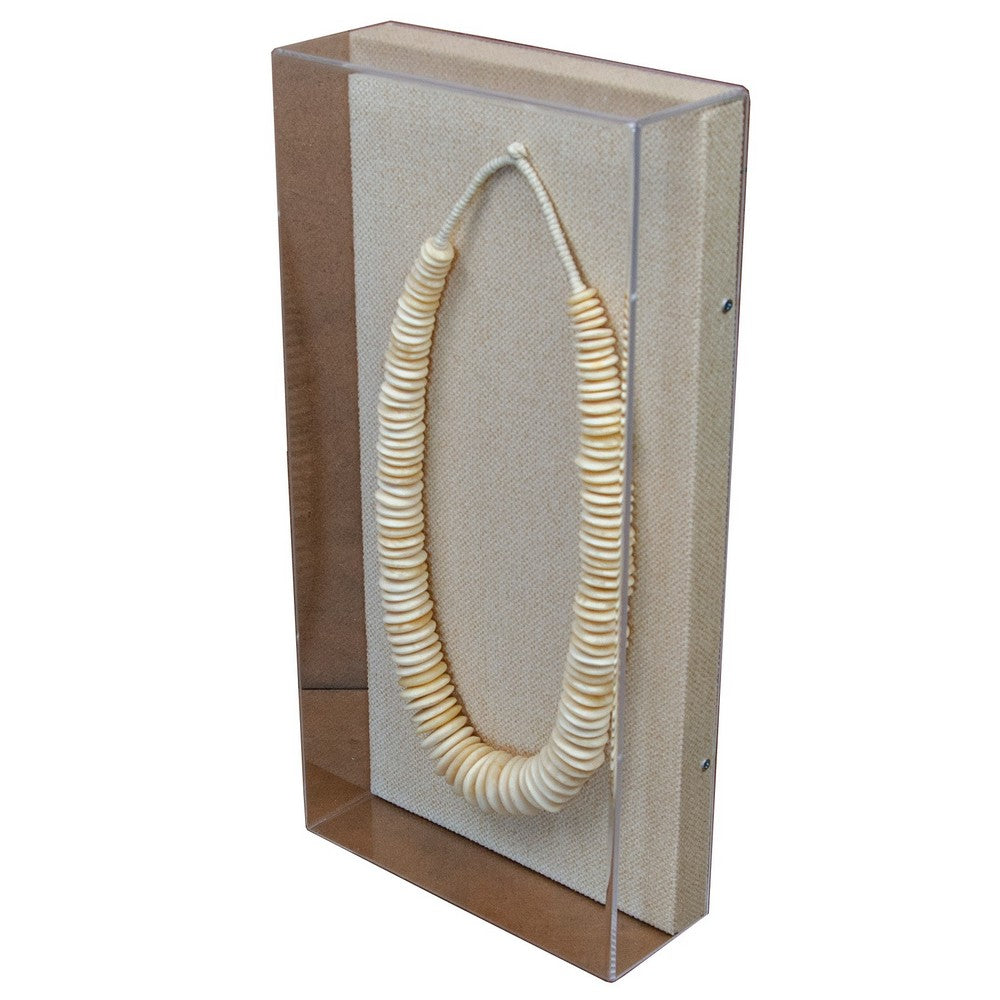 African Necklace In Custom Lucite Box - Berbere Imports