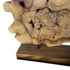 Vintage Thai Teak Sculpture On Wood Stand - Berbere Imports
